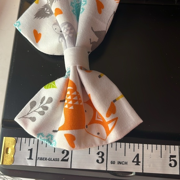 Woodland creatures hairbow - Picture 4 of 4